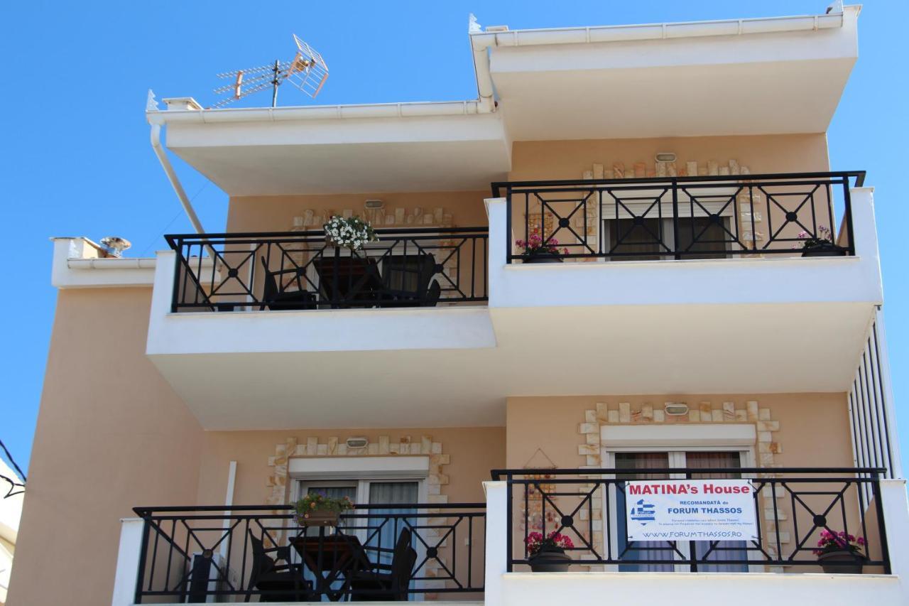 Matina'S Apartments Prínos Zewnętrze zdjęcie